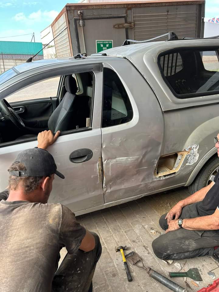 Opel Corsa Utility before repair